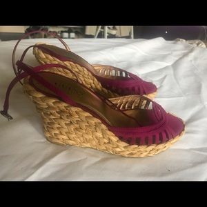 GUESS by MARCIANO , raffia high platform sole , 7M